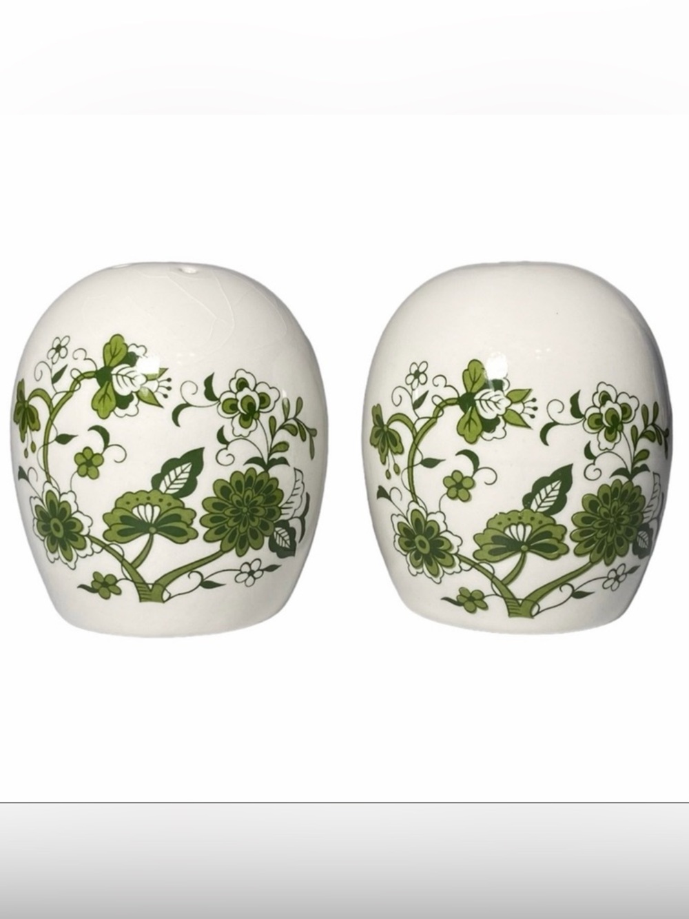 Salt & Pepper Shakers 2.5” Floral Vintage